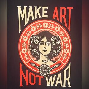 Obey Make Art Not War T-shirt